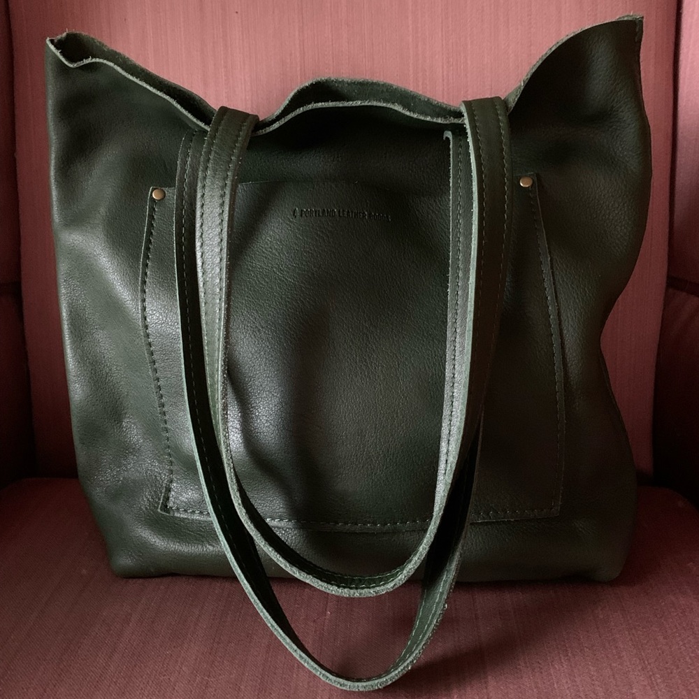 RARE Portland Leather Goods Forest Full Crossbody